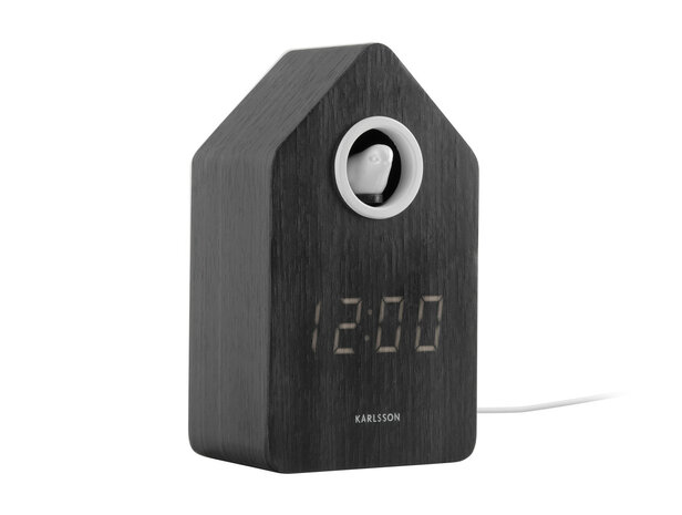 Alarmklok Cuckoo LED black