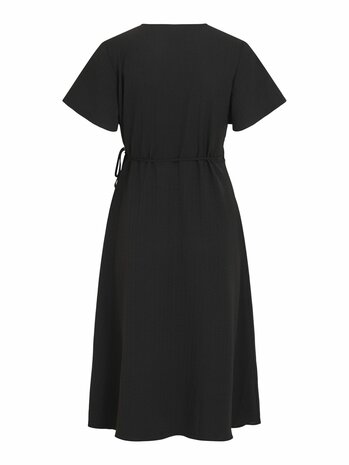 Vila jurk Vilovie black  *gerecyled polyster*