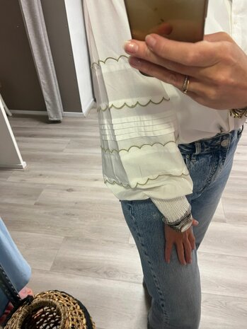 Vila blouse Viambre *organisch katoen*