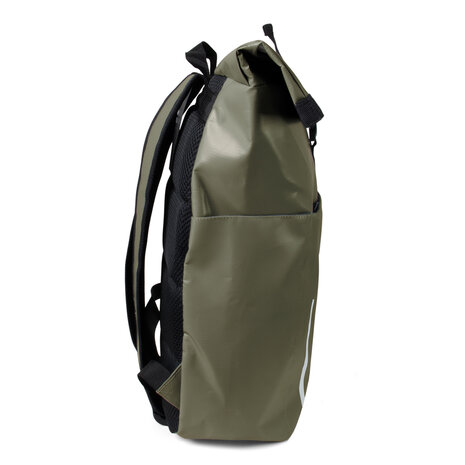 Nörlander rol rugtas Tarpaulin armygroen