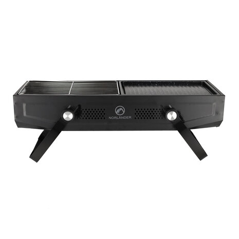 Nörlander outdoor bbq met grill zwart