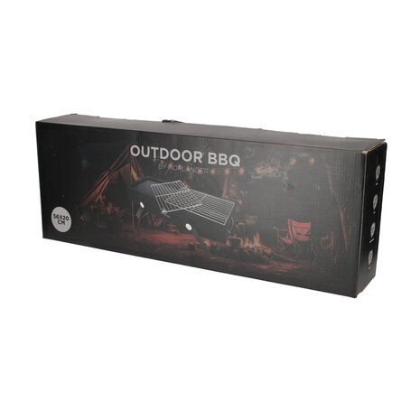 Nörlander outdoor bbq met grill zwart