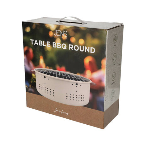 Tafel bbq rond 