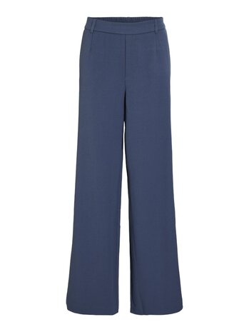 Vila broek wide leg vivarone indigo blue