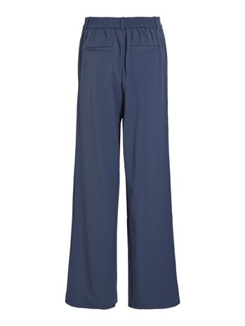 Vila broek wide leg vivarone indigo blue