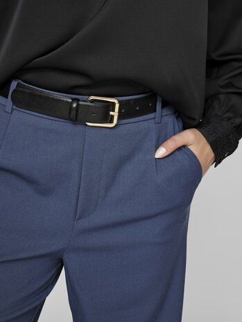 Vila broek wide leg vivarone indigo blue