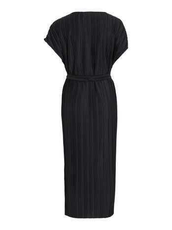 Vila jurk Vitahlia black *gerecycled polyester*