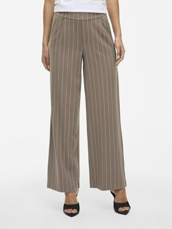 Vila broek wide leg vivarone falcon stripe
