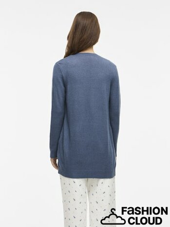 Vila open vestje Viril indigo blue