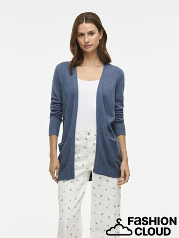 Vila open vestje Viril indigo blue