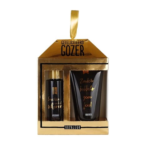 100% Leuk cadeaupakket - gefeliciteerd gozer