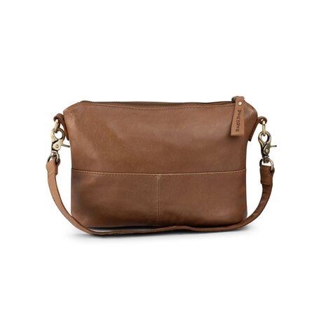 Bag2Bag leren tas Nora cognac