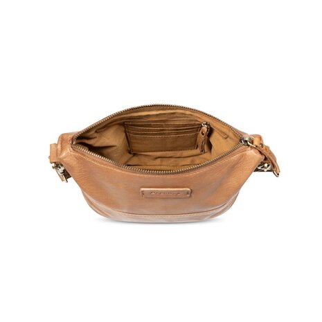 Bag2Bag leren tas Nora cognac