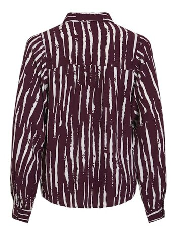 Vila blouse Vikirse fig red *ENZING™ ECOVERO™*