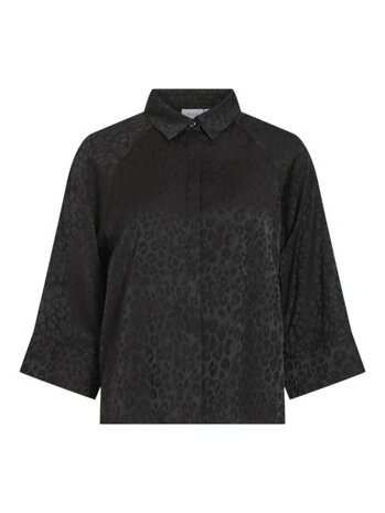 Vila blouse Visalina print black