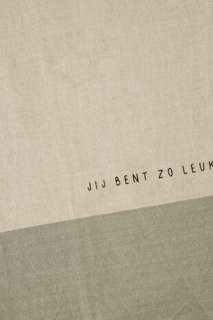 Zusss keukenset jij bent zo leuk / zand-grijs-groen