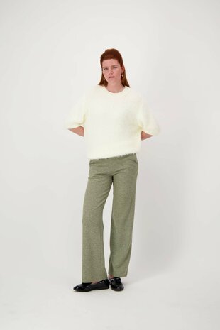 Zusss visgraat broek moss green