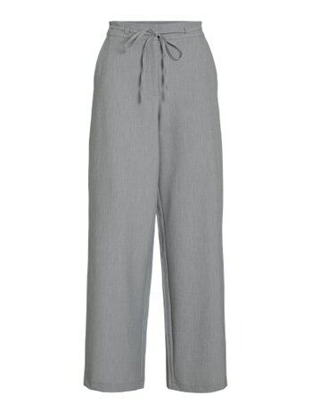 Vila wide leg broek Vimalli grey