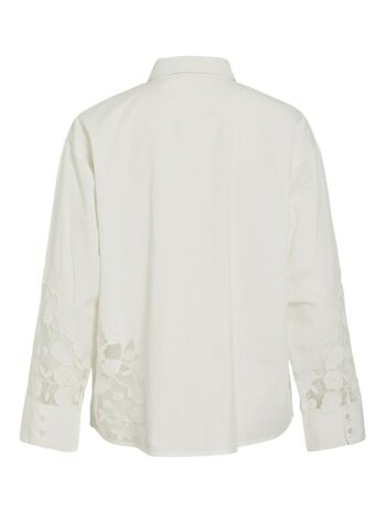 Vila blouse Vicamina lace wit