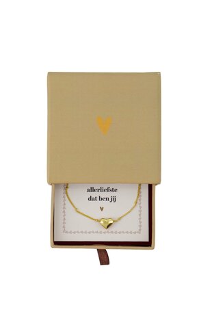 Zusss ketting in schuifdoosje - de allerliefste