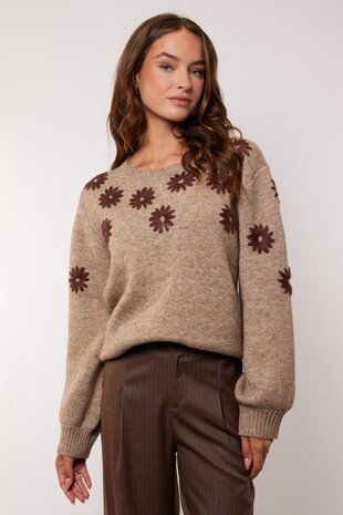 G-Maxx trui Zaina grey brown