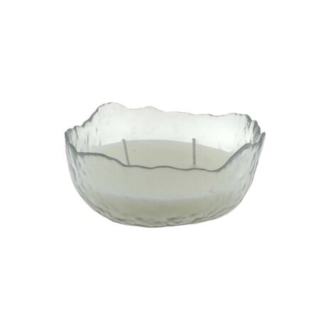 Kaars in glas Polar wit - S