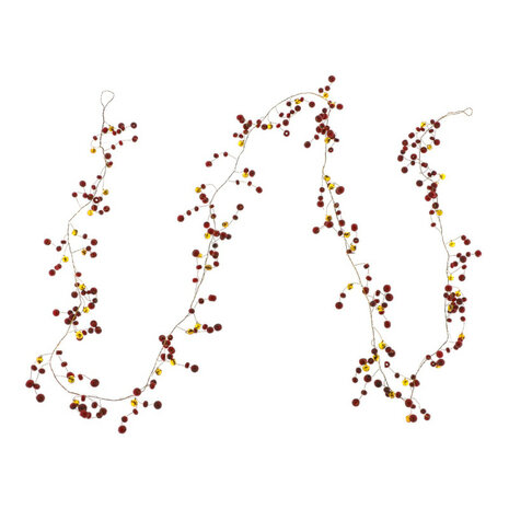 Kerstslinger Bodhi rood