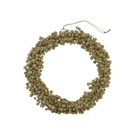 Krans Bodhi M beige Ø 24 cm