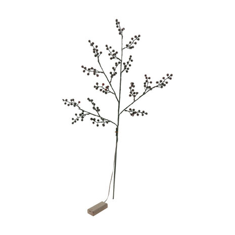 Tak Juniper donkerrode bessen met LED verlichting