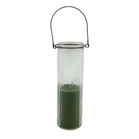 Kaars in glas tube dirk groen