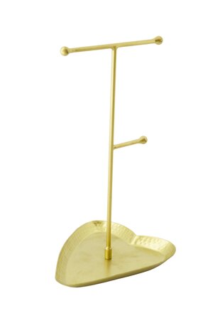 Zusss sieradenrekje metaal hartje goud