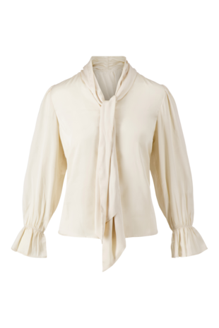 Zusss satijnen top met strik