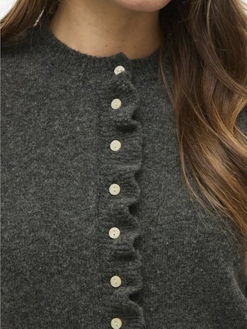 Vila vest vijacia grey *gerecycled polyester*