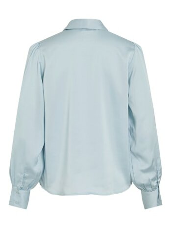 Vila satijnen blouse Vilucha sky blue