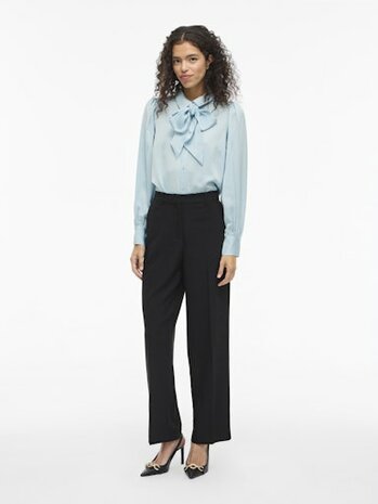Vila satijnen blouse Vilucha sky blue