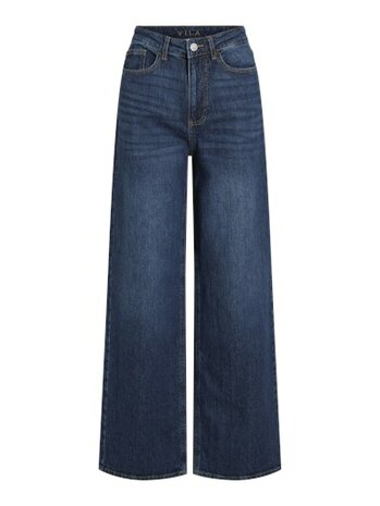 Vila wide leg jeans vifreya dark blue  