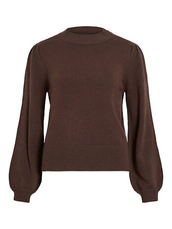 Vila trui Viril turtle neck coffee brown