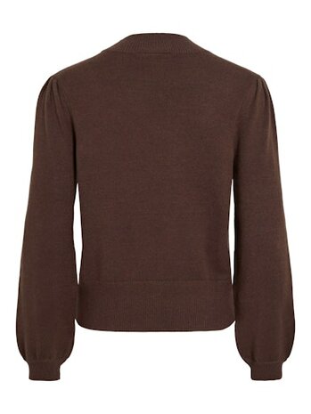 Vila trui Viril turtle neck coffee brown