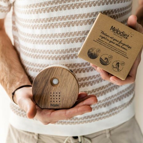 Melodiez natuurgeluiden box dark wood