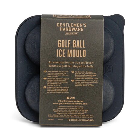 Gentlemen's Hardware - golf ball ice mould
