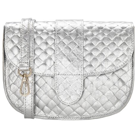 Charm London schoudertas Anna silver