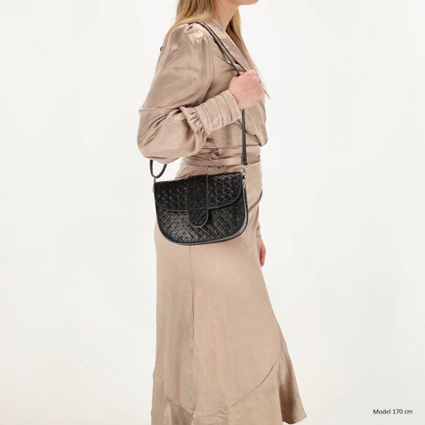 Charm London schoudertas Anna black