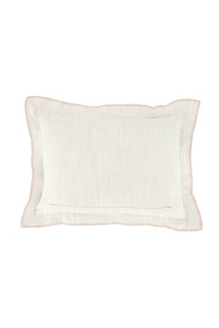 Zusss kussen hartje rand gestikt 35x25 cm