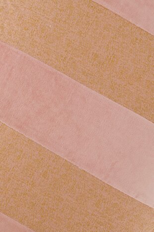 Zusss kussen streep roze katoen velvet 36x40 cm