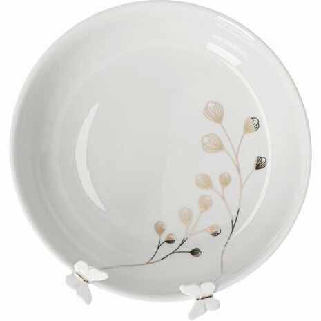 R&auml;der porseleinen schaal butterfly