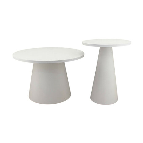 Set 2 bijzettafels Nook beige *ALLEEN AFHALEN**