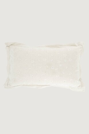 Zusss kussen bloem kralen 50x30 cm