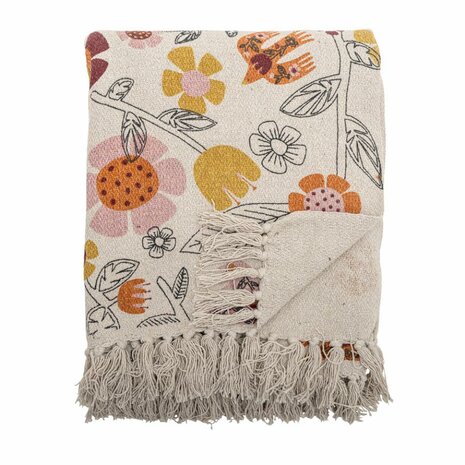 Bloomingville plaid vivielle multi *gerecycled katoen*