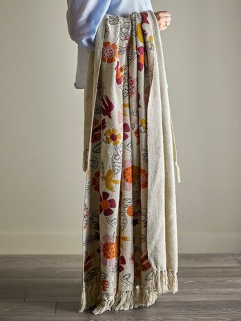 Bloomingville plaid vivielle multi *gerecycled katoen*