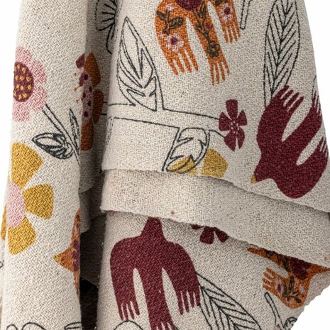 Bloomingville plaid vivielle multi *gerecycled katoen*
